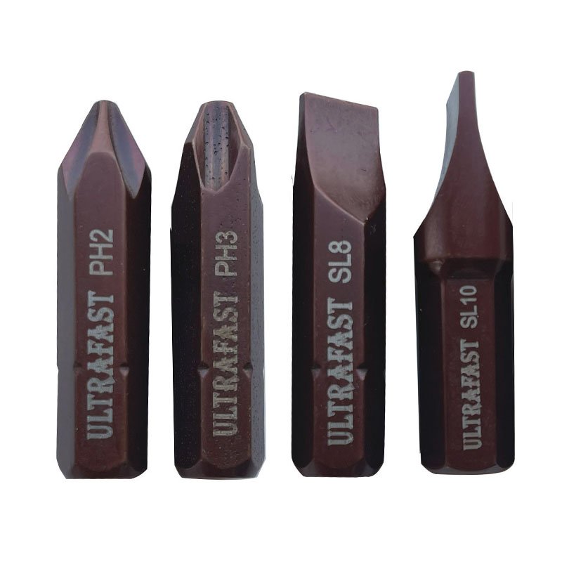 IMPACT SCREW DRIVER BITS ASSORTED (GERMAN TECHNOLOGY)