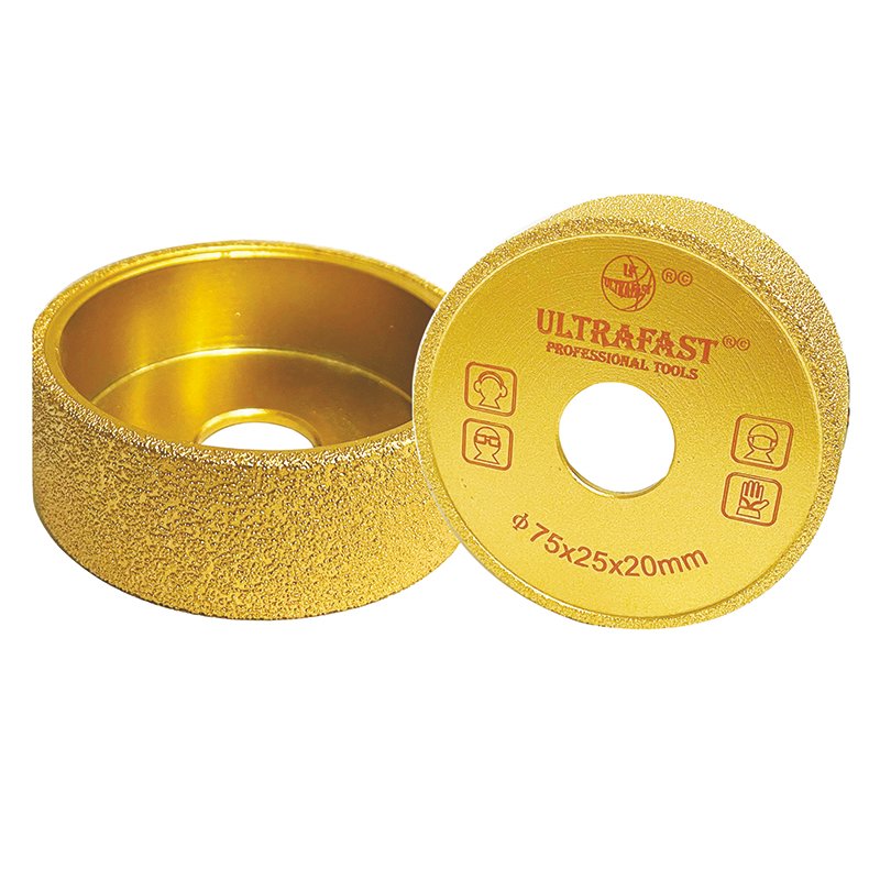 VACUUM BRAZED GRINDING WHEEL FLAT