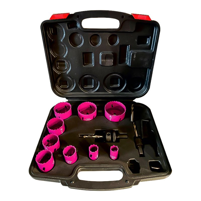 BI-METAL HOLE SAW SET 13 PCS